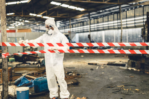 Professional Drug Lab Cleanup technician working in Danville, CA